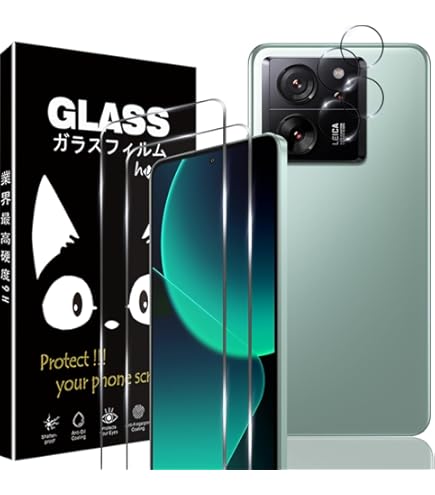 Amazon.co.jp: 【ガイド枠付き・簡単な貼り付け方】Xiaomi 13T / 13T